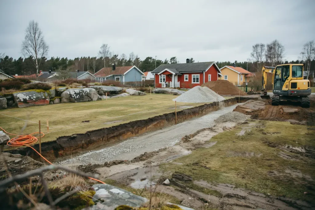 markarbete och schaktning p tomten smart planering vanliga misstag och vad som p verkar priset