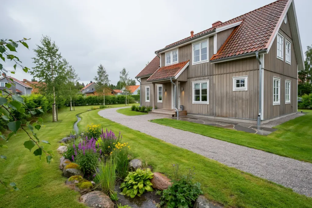 tomtplanering f r regn och skyfall s minskar du risken f r versv mning runt huset