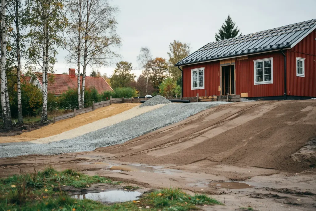 s v ljer du r tt jordmassor och fyllnadsmaterial f r en stabil och h llbar villatomt